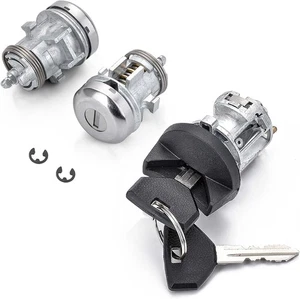 Ignition Switch Lock Cylinder with 2 Door For Ram Models 1997-2002, silvery - Picture 1 of 8
