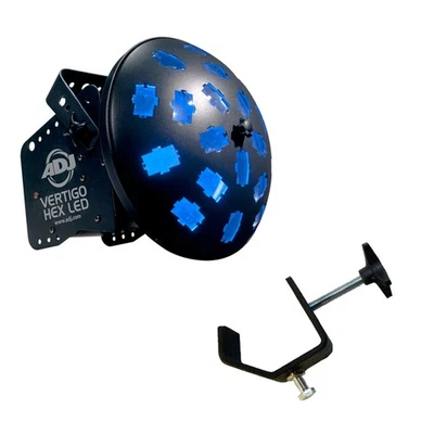 American DJ Vertigo Hex LED Rotating LED Color Sound Activated Light Truss Clamp - Image 1 of 4