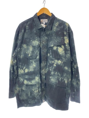A BATHING APE (BAPE) A BATHING APE TIE DYE ESERCITO GIUNGLA FATICA CAMICIA GIACCA MANICA LUNGA CAMICIA M COTTO