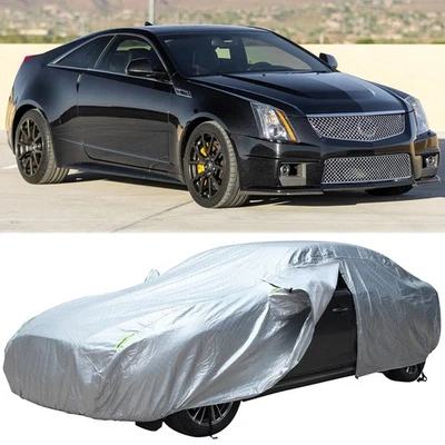 Cubierta de coche exterior UV nieve lluvia polvo arañazos + cremallera para Cadillac CTS CT4 CT5 CT6 Foto 1 de 4