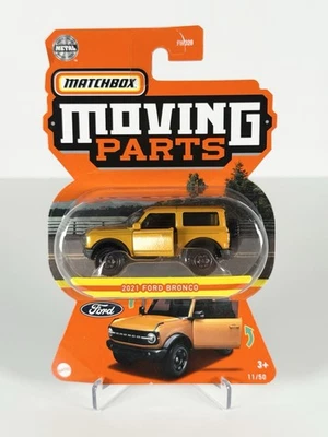 Matchbox 2021 Ford Bronco Yellow 1:64 Moving Parts - Image 1 of 2