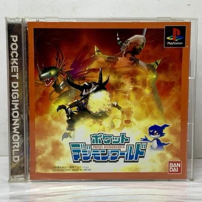 Pocket Digimon World (Sony PlayStation 1 PS1 2000) Japan - Image 1 of 4