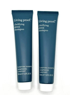 Lot of 2 ~ Living Proof Clarifying Detox Shampoo ~ 1oz / 30mL Travel Size ~ NEW - Image 1 of 4