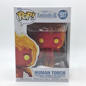 Funko Pop! Human Torch 1517 Fantastic 4 First Steps Marvel Comics Four Toy Merch - Picture 1 of 4