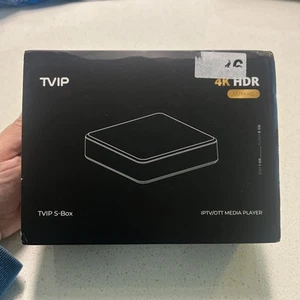 TVIP S-Box v.705 UHD 4K HDR Dual WiFi HDMI MicroSD USB Android 11.0 IP Receiver - Picture 1 of 6