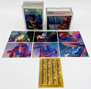 1994 Marvel Masterpieces 140 Card Base Set w/Silver Holofoil & 6 of 9 PowerBlast - Picture 1 of 8