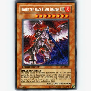 Yugioh Horus Il Drago Fiamma Nera LV8 EEN-ENSE1 Limitata Segreta Rara - LP-NM π - Foto 1 di 2