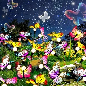 Swaying Solar Butterfly Light, Solar Garden Lights Outdoor Waterproof,Garden ... - Picture 1 of 9