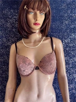 VICTORIA SECRETLINED DEMI BRA SZ 32 DD - Image 1 of 3