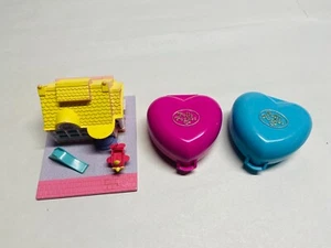 Polly Pocket Toy Shop Pretty Pandas Precious Puppies Bluebird Toys 1993 LOT - Picture 1 of 7