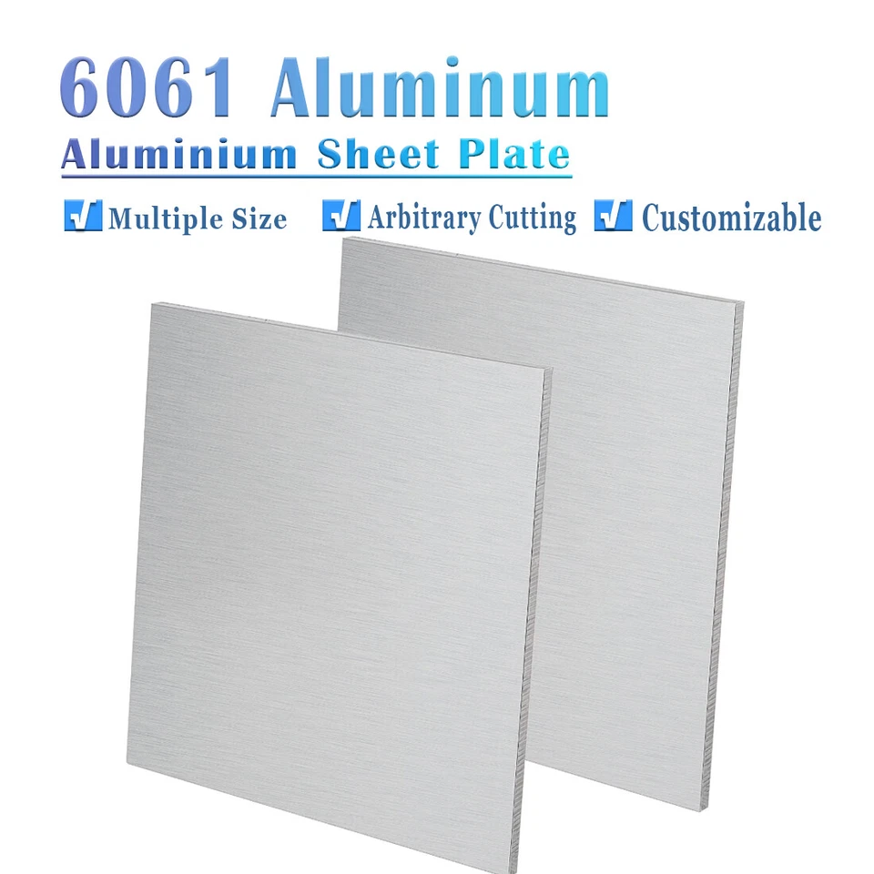 6061 Aluminium Sheet Thick 0.8/2/3/4/5/6/8/10/12/15mm Metal Plate Laser Cutting - Image 1 of 4