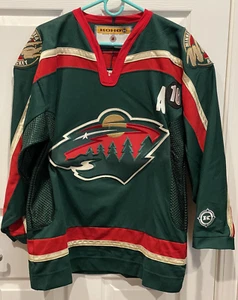 Vintage KOHO Air Knit MINNESOTA WILD Men's NHL Hockey JERSEY Adult M #3 Johnson - Picture 1 of 20