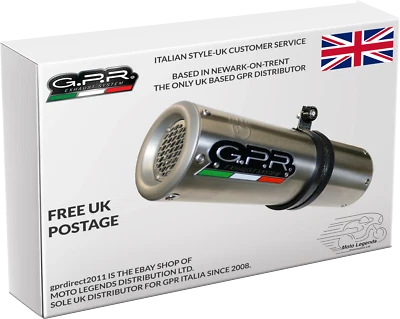 SILENCIADOR DUCATI HYPERSTRADA 939 2016/18 e4 GPR M3 acero inoxidable antideslizante Foto 1 de 4