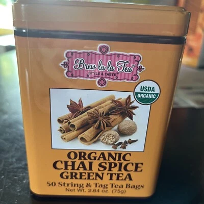Té verde orgánico de especias Chai Foto 1 de 4