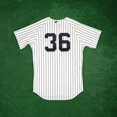 Carlos Beltran New York Yankees Authentic On-Field Home White Jersey Cover