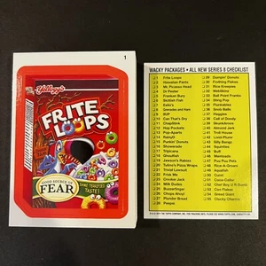 2011 WACKY PACKAGES SERIES 8 ANS 55 CARD RED PARALLEL SET - Picture 1 of 2