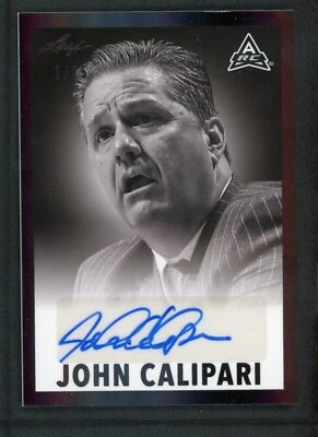 2022 JOHN CALIPARI 1/15 AUTO LEAF 1960 LEAF SIGNATURES AUTOGRAPHS - Image 1 of 2