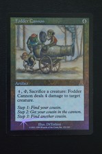 Magic The Gathering MTG FODDER CANNON FOIL Urza's Destiny SP Slightly Played