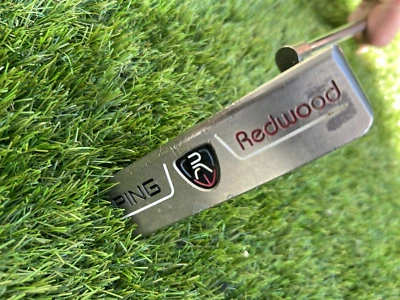 NICE PING ANSER REDWOOD 303ss PUTTER. BLACK DOT. 35 INCHES LONG. FREE POSTAGE - Image 1 of 4