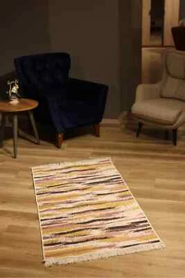 Decorative Double-Sided Model and Color Options Famous Ushak Kilim Carpet - Image 1 of 4