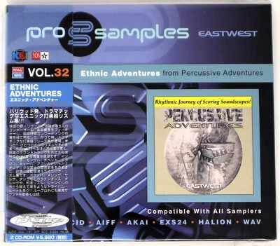 East West Pro Samples 32 Ethnic Adventures Sample/Sound Library/Sampling 2 CD - Bild 1 von 4