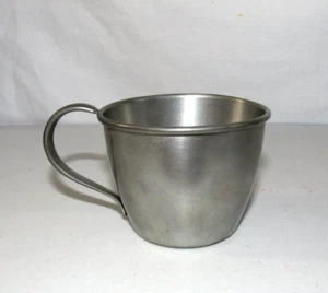 TAZA DE PELTRE ARTE REINAS CALIDAD DANESA HECHA A MANO BROOKLYN NY EE. UU. #427 - Imagen 1 de 4