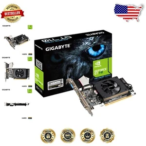 Low Profile 2GB GT 710 Graphics Card with Dual-link HDMI/DVI - Compact Design - Picture 1 of 7
