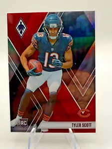 2023 Panini Football Phoenix Tyler Scott Rookie RC Red 142/250 Bears - Picture 1 of 2