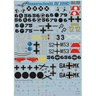 Messershmit 109 D Waterslide decals Print Scale 72-032 Decal for airplane 1:72 