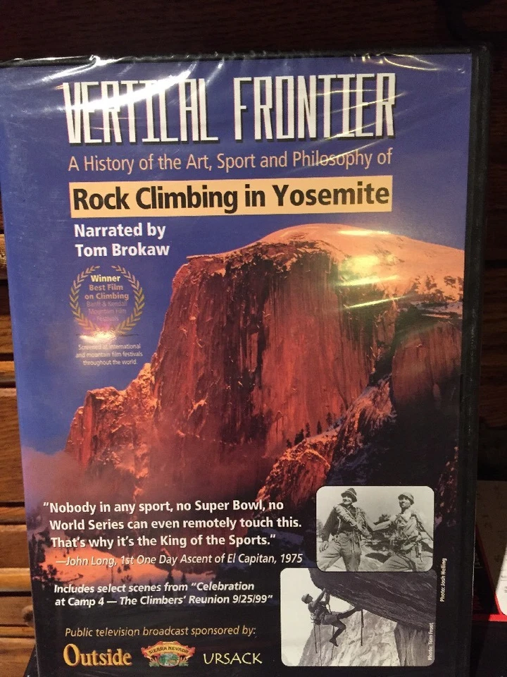 Vertical Frontier - Rock Climbing in Yosemite Narrated by Tom Brokaw DVD 90 30