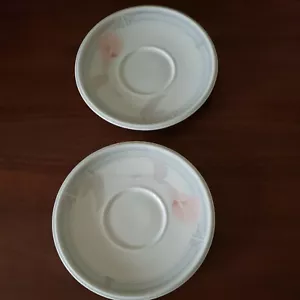 Noritake Keltcraft Misty Isle Collection Eternal Blush Untertassen 2er Set Floral - Bild 1 von 6