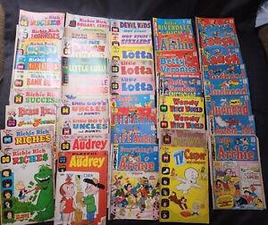  Vintage Harvey Archie Series And Gold Key Comic Books Lot Of 43 *READ*