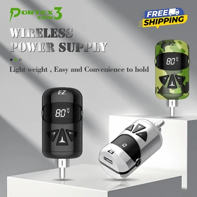 EZ Portex Gen 3 Tattoo Machine Wireless Power Supply Battery 1100mAh RCA PMU - Image 1 of 4
