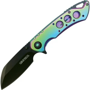 WARTECH Assisted Open Pocket Knife w/ Spectrum Handle & Black Blade - Picture 1 of 4