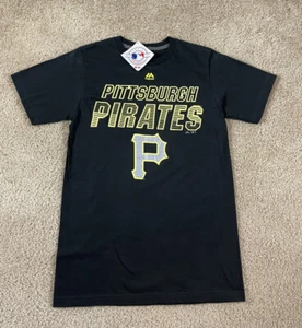 Pittsburgh Pirates T-Shirt Men’s Sz S MLB Genuine Merchandise NWT Majestic - Picture 1 of 8