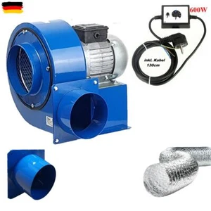 Radialventilator Luftabsaugung Radialgebläse OBRA- 200 Radiallüfter KOMPLETT SET - Bild 1 von 7