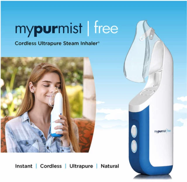 MyPurMist Cordless Ultrapure Steam Inhaler and Vaporizer