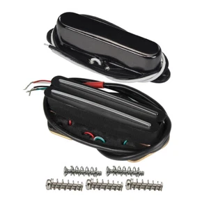 Juego de pastillas FLEOR Alnico 5 FD TL Hot Dual Rails Bridge Humbucker 9K y bobina única - Imagen 1 de 6