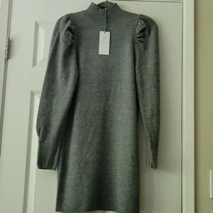 Wayf Damen Pulloverkleid Lola Puffärmel - Bild 1 von 7