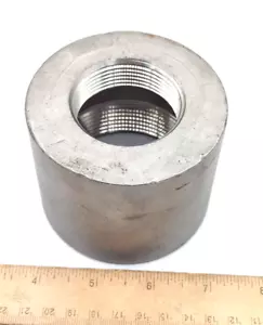 2-1/2" x 1-1/2" 316 Stainless Steel Reducing Coupling 2.5"x1.5" NPT Marine Grade - Picture 1 of 6
