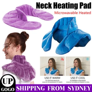 Microwavable Heated Neck Shoulder Back Warmer Heating Pad Machine Washable - Picture 1 of 14