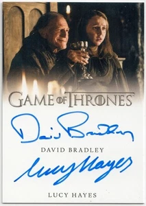 Juego de Tronos Serie Completa - David Bradley / Lucy Hayes - Doble Tarjeta Automática v3 - Imagen 1 de 2