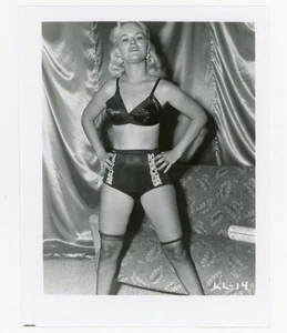 Vintage Risque Pinup Photo LL 14 Irving Klaw 4X5 - Picture 1 of 1