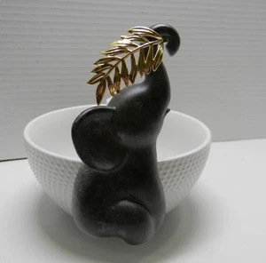 Elefante Wallflower Plug Ottime Condizioni Finto Marmo Look B&BW - Foto 1 di 4