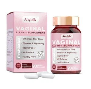 Anytalk Women’s Probiotics - pH, Odor & Intimate Support, 90 Capsules - Picture 1 of 10