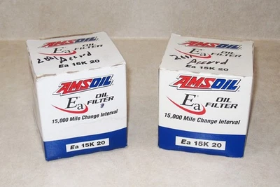 Lot of 2 Amsoil Ea 15K 20 Oil Filters *NEW* Foto 1 de 4