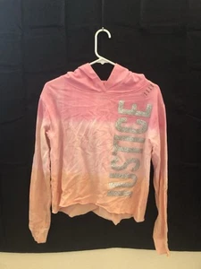 Girls Justice Hoodie Size 14/16 - Picture 1 of 5