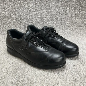 SAS Free Time Wanderschuhe Damen 10 schmal schwarz Leder Schnürschuhe bequem - Bild 1 von 24