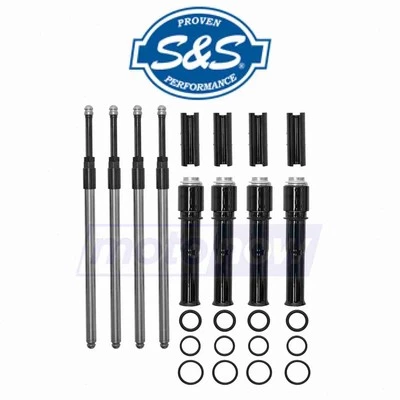 S&S Cycle Quickee Pushrod and Cover Kit for 2006-2016 Harley Davidson FLHX ru Foto 1 de 4