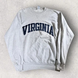 Vintage Men’s Champion University Of Virginia College Sweatshirt 90s USA Large - Picture 1 of 13